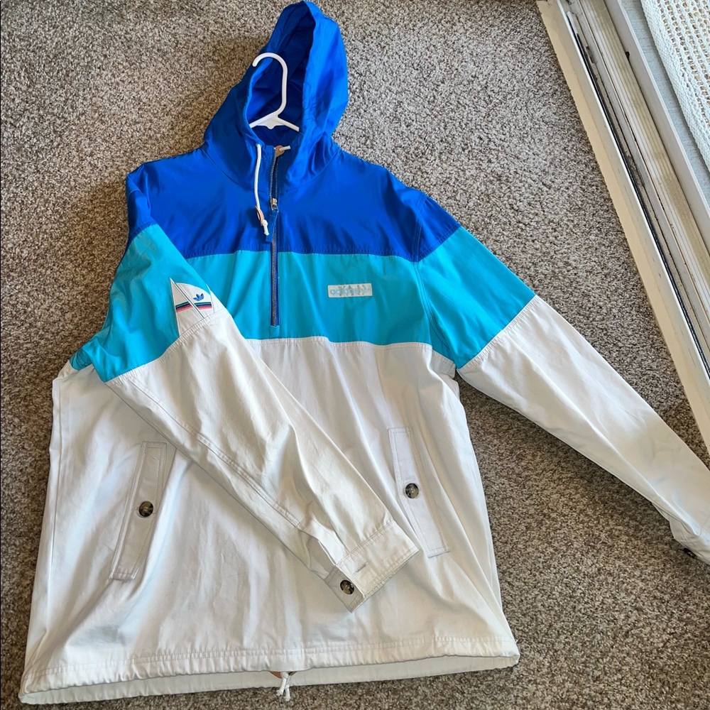 Mens XL adidas sailing windbreaker